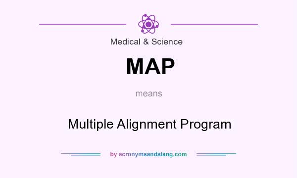 What does MAP mean? It stands for Multiple Alignment Program