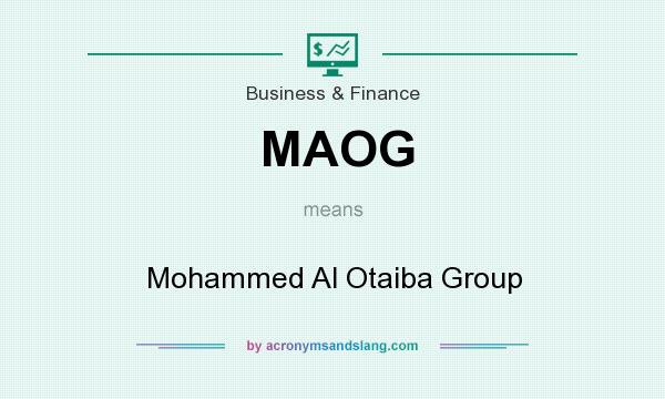 What does MAOG mean? It stands for Mohammed Al Otaiba Group