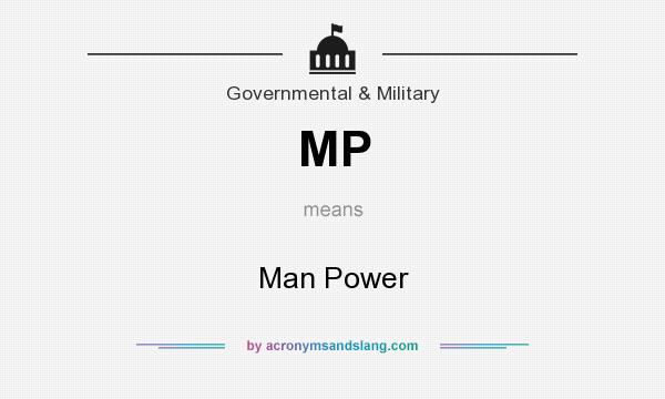 What does MP mean? It stands for Man Power