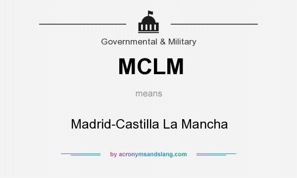 What does MCLM mean? It stands for Madrid-Castilla La Mancha
