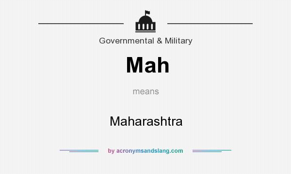What does Mah mean? It stands for Maharashtra