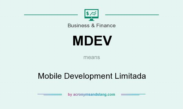 What does MDEV mean? It stands for Mobile Development Limitada