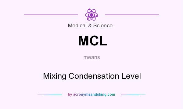 What does MCL mean? It stands for Mixing Condensation Level