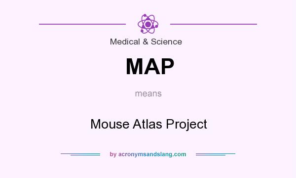 What does MAP mean? It stands for Mouse Atlas Project