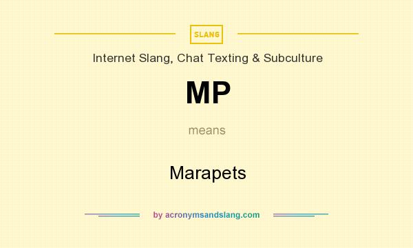 What does MP mean? It stands for Marapets