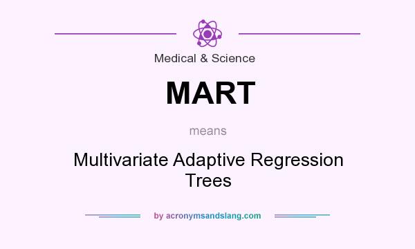 What does MART mean? It stands for Multivariate Adaptive Regression Trees