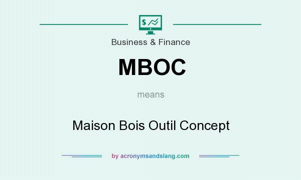 What does MBOC mean? It stands for Maison Bois Outil Concept