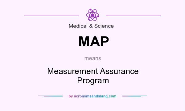 What does MAP mean? It stands for Measurement Assurance Program
