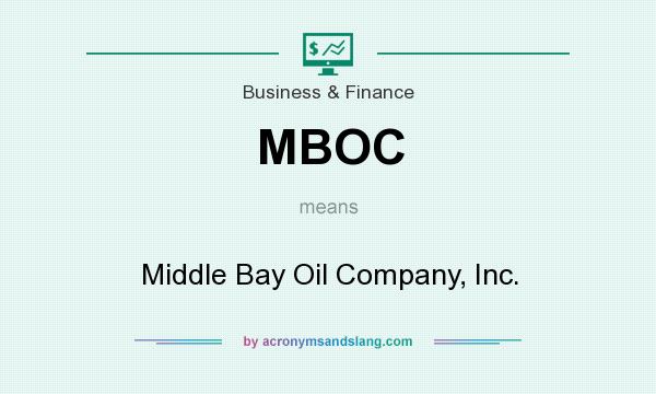What does MBOC mean? It stands for Middle Bay Oil Company, Inc.