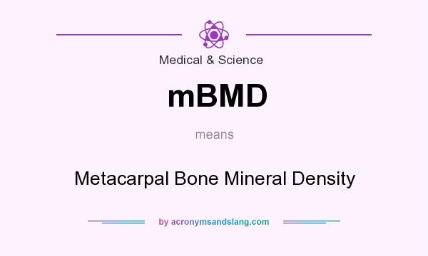 What does mBMD mean? It stands for Metacarpal Bone Mineral Density
