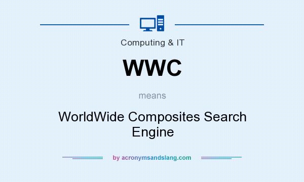 What does WWC mean? It stands for WorldWide Composites Search Engine