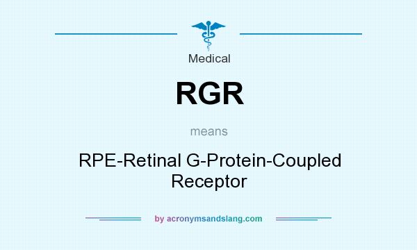 What does RGR mean? It stands for RPE-Retinal G-Protein-Coupled Receptor