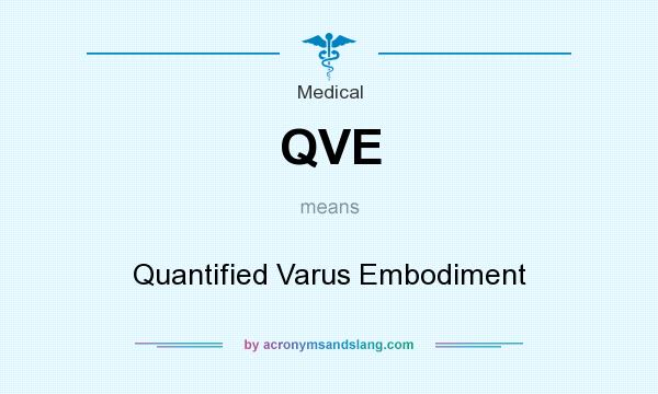 What does QVE mean? It stands for Quantified Varus Embodiment
