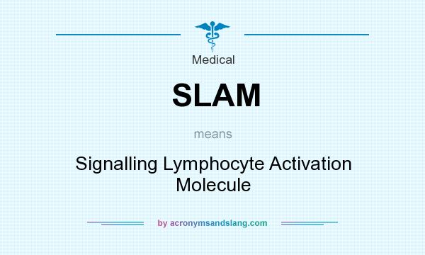 What does SLAM mean? It stands for Signalling Lymphocyte Activation Molecule