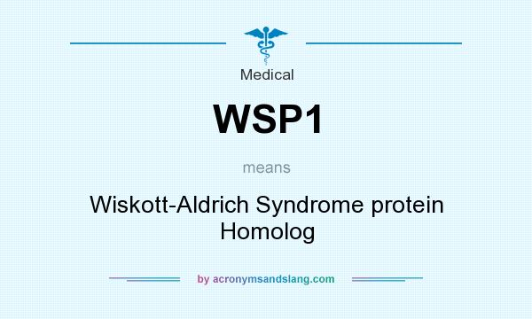 What does WSP1 mean? It stands for Wiskott-Aldrich Syndrome protein Homolog