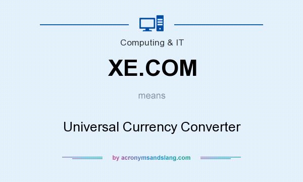 xe com currency converter