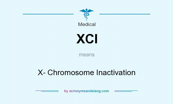 What does XCI mean? It stands for X- Chromosome Inactivation