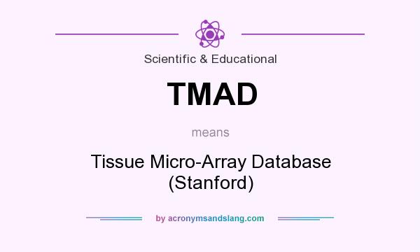 What does TMAD mean? It stands for Tissue Micro-Array Database (Stanford)