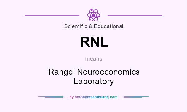 What does RNL mean? It stands for Rangel Neuroeconomics Laboratory