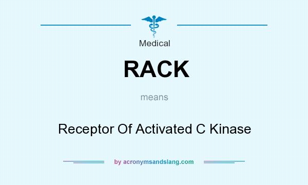 What does RACK mean? It stands for Receptor Of Activated C Kinase