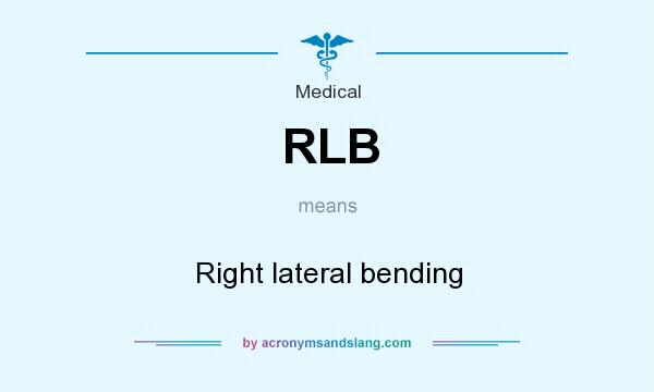 What does RLB mean? It stands for Right lateral bending
