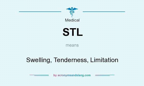 What does STL mean? It stands for Swelling, Tenderness, Limitation