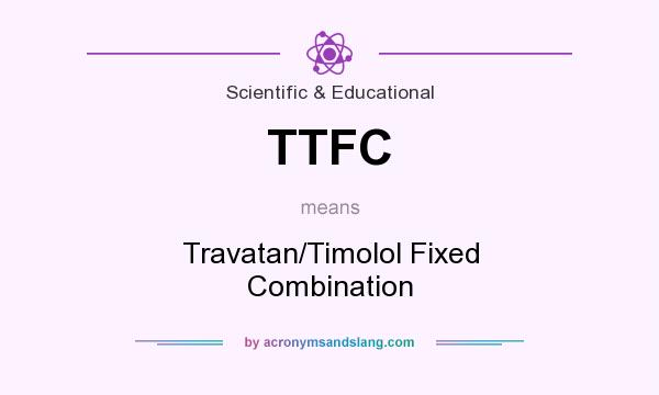What does TTFC mean? It stands for Travatan/Timolol Fixed Combination