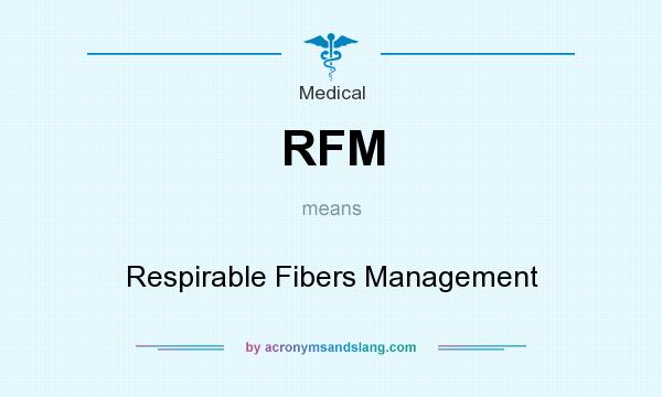 What does RFM mean? It stands for Respirable Fibers Management