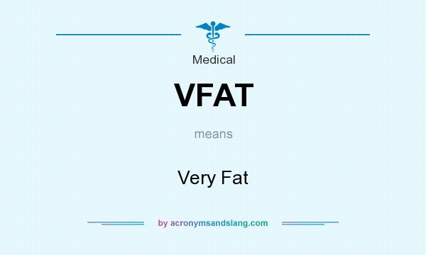 What does VFAT mean? It stands for Very Fat