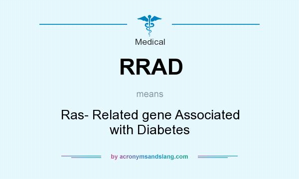What does RRAD mean? It stands for Ras- Related gene Associated with Diabetes