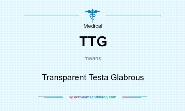 What does TTG mean? It stands for Transparent Testa Glabrous