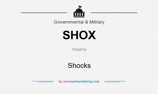 What does SHOX mean? It stands for Shocks