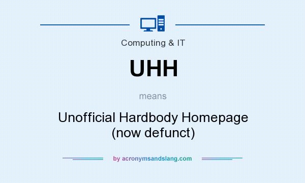 What does UHH mean? It stands for Unofficial Hardbody Homepage (now defunct)