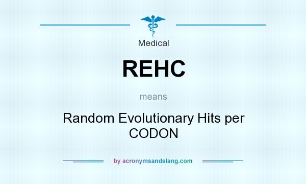 What does REHC mean? It stands for Random Evolutionary Hits per CODON