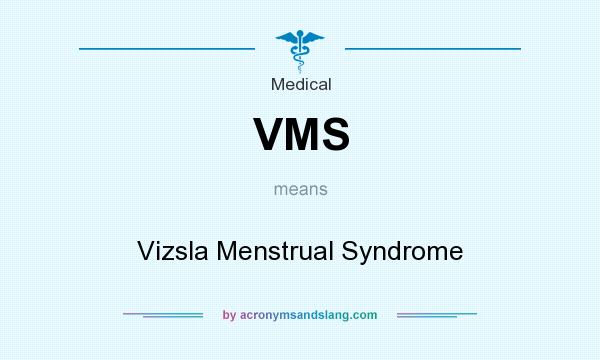 What does VMS mean? It stands for Vizsla Menstrual Syndrome