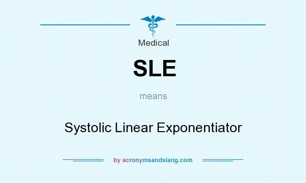 What does SLE mean? It stands for Systolic Linear Exponentiator