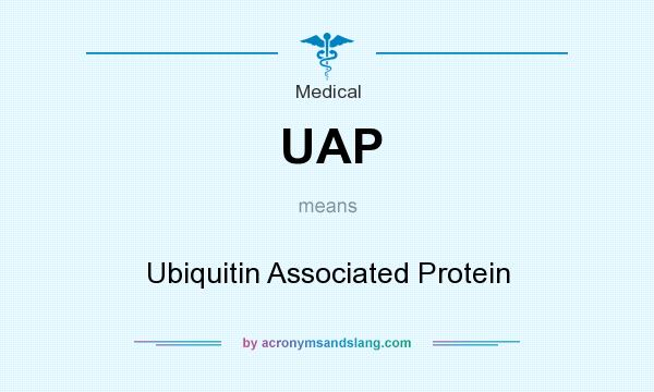 What does UAP mean? It stands for Ubiquitin Associated Protein