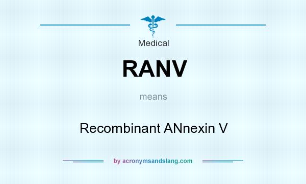 What does RANV mean? It stands for Recombinant ANnexin V