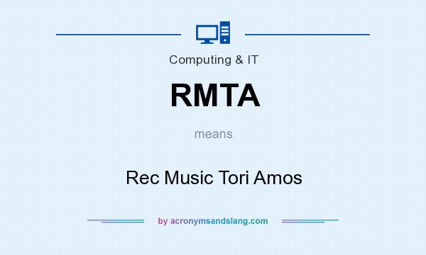 What does RMTA mean? It stands for Rec Music Tori Amos