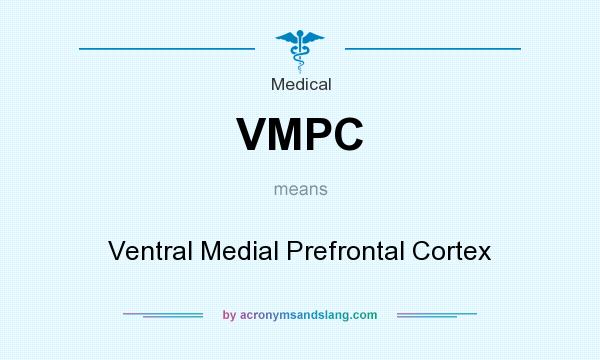What does VMPC mean? It stands for Ventral Medial Prefrontal Cortex