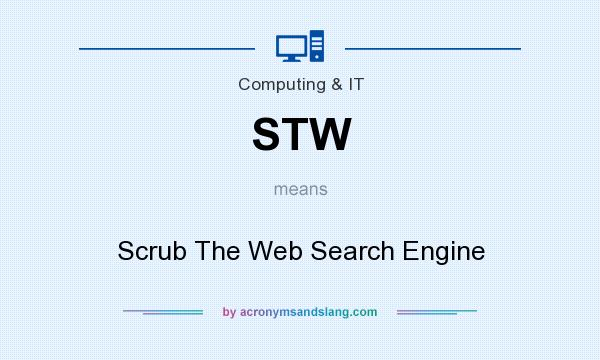 What does STW mean? It stands for Scrub The Web Search Engine