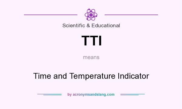 What does TTI mean? It stands for Time and Temperature Indicator