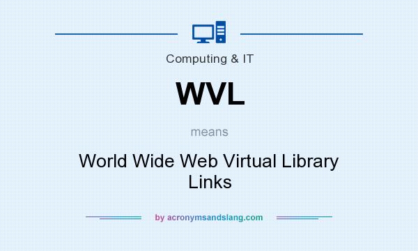 What does WVL mean? It stands for World Wide Web Virtual Library Links