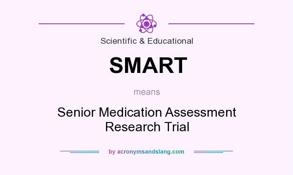 What does SMART mean? It stands for Senior Medication Assessment Research Trial