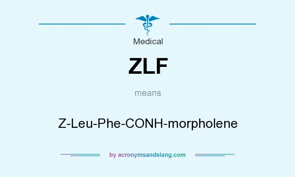 What does ZLF mean? It stands for Z-Leu-Phe-CONH-morpholene
