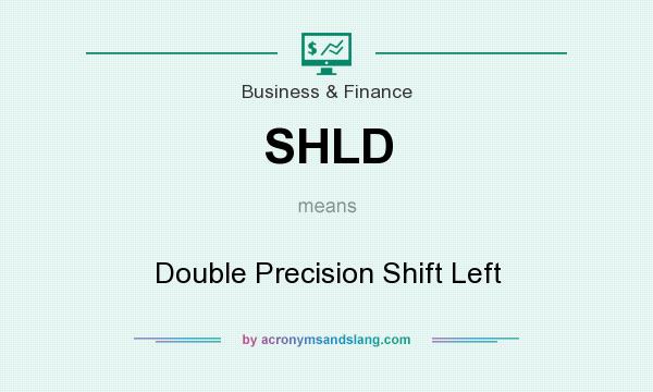 What does SHLD mean? It stands for Double Precision Shift Left