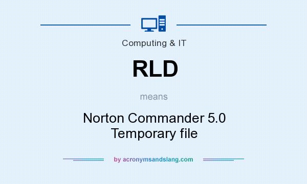 What does RLD mean? It stands for Norton Commander 5.0 Temporary file