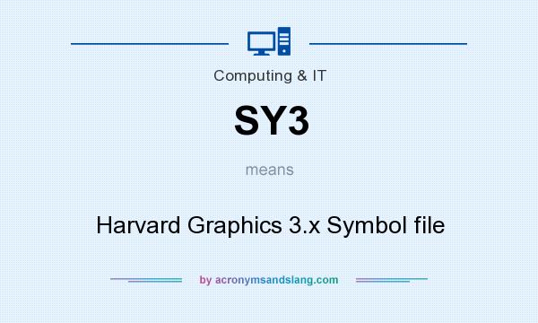 What does SY3 mean? It stands for Harvard Graphics 3.x Symbol file