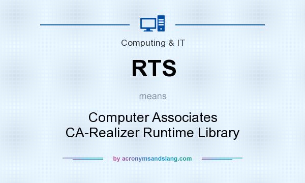 What does RTS mean? It stands for Computer Associates CA-Realizer Runtime Library