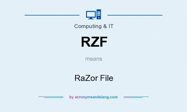 What does RZF mean? It stands for RaZor File